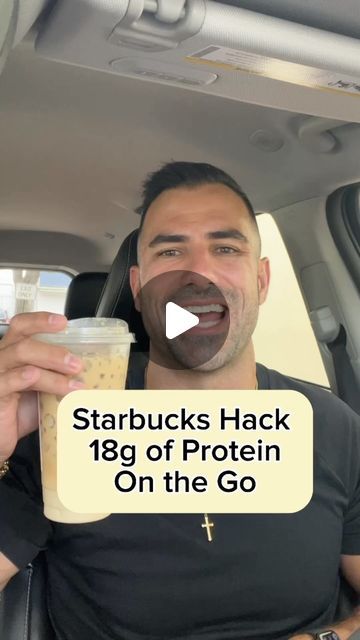 Brady Malone | Edit: I realize after making the video that I wasn’t charged for the protein drink. Win for me 🤷🏽‍♂️. The espresso is $3.19, protein is... | Instagram High Protein Starbucks Food, Protein Espresso Drink, Starbucks Protein Drink Iced Coffee, Protein Coffee Starbucks, High Protein Starbucks Drinks, Protein Starbucks Drinks, Starbucks Protein Drink, Premier Protein Coffee Recipes, Healthy Starbucks Orders