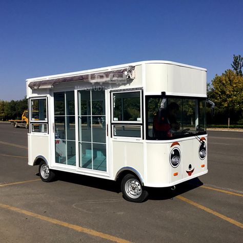 Mobile Kiosk, Foodtrucks Ideas, Mobile Restaurant, Dog Cart, Catering Trailer, Garden Camping, Coffee Van, Mobile Food Cart, Food Truck For Sale