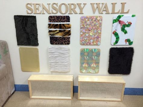 Sensory Wall Ideas, Infant Room Ideas, Childcare Rooms, Daycare Rooms, Preschool Sensory, Sensory Wall, Infant Classroom, Preschool Rooms, Daycare Room