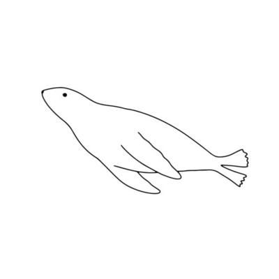 Vector shark and whale isolated on white background. Hand drawn outline doodle illustration ocean or underwater animal for coloring page 20142891 Vector Art at Vecteezy Sea Animal Line Art, Line Art Sea Animals, Seal Outline, Line Drawing Sea Creatures, Sea Creatures Outline, Outline Of Sea Animals, Outline Illustration, Underwater Animals, Doodle Illustration