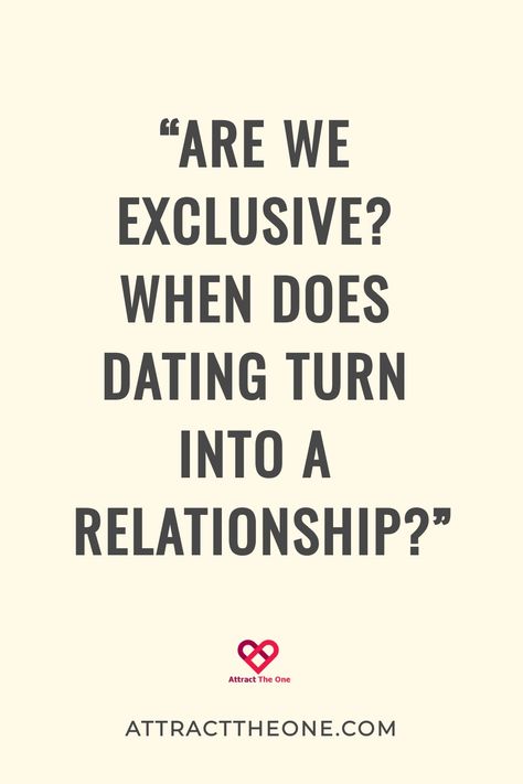 "Are we exclusive? When does dating turn into a relationship?" Normal Dating Timeline, A Relationship Should Be 50/50, Dating Someone New Quotes, Dating Vs Relationship, Someone New Quotes, Monogamous Relationship, Relationship Advice Books, Dating After 40, Dating Timeline