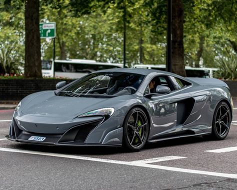 McLaren 675LT painted in Chicane Grey  Photo taken by: @bd.automotive on Instagram Mclaren 570s Gt4, Grey Mclaren, Mclaren 720s Gray, Mclaren 675lt, Mclaren 570s, Mclaren 650s, Mclaren 720s Purple, Mclaren 720s, Ferrari Laferrari