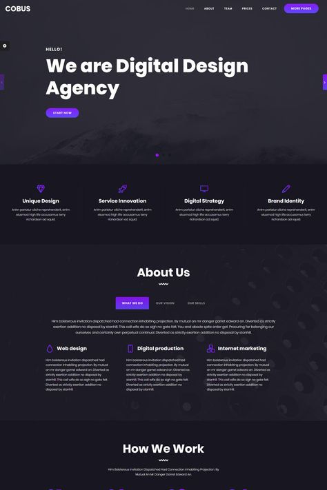 Website Design Digital Agency, Digital Marketing Website Design Layout, Smma Agency Website, Our Values Website Design, Black Website Design Inspiration, Marketing Agency Web Design, Web Agency Website Design, Web Agency Website, Creative Agency Website Design