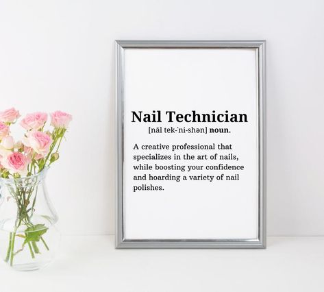 Nail Salon Quotes, Mobile Nail Salon, Nail Tech Quotes, Photo Station, Nail Room Ideas, Nail Salon Interior, Salon Wall Art, Salon Quotes, Home Nail Salon