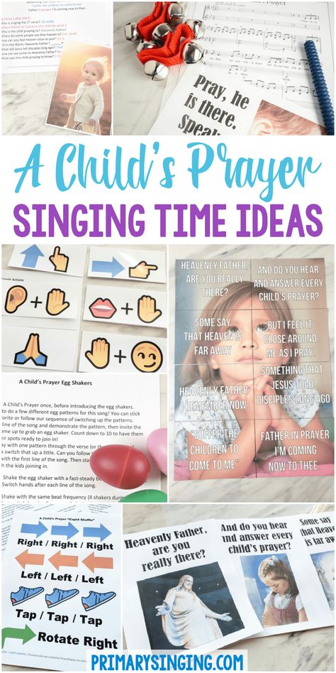 Lds Primary Chorister Ideas, Lds Primary Songs, Singing Time Ideas, Lds Primary Singing Time, Music Activities For Kids, Lds Primary Lesson Helps, Primary Chorister, Primary Songs, Children Praying