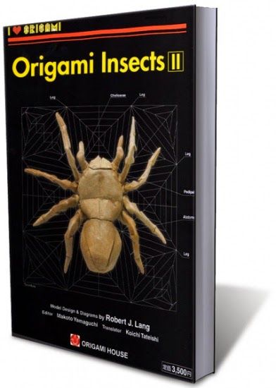 The origami book: Robert J. Lang - Origami Insects and Their Kin (Vo... Origami Game, Origami Books, Origami Insects, Origami Unicorn, Origami Japan, Car Papercraft, Unicorn Dragon, Origami Book, Best Origami