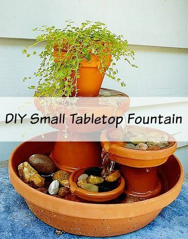 This series features great tutorials that I've found that I think you would find useful! This weeks featured project is a DIY Small Tabletop Fountain Diy Small Fountain, Indoor Waterfall Wall, Indoor Waterfall Fountain, Patio Fountain, Indoor Water Features, Diy Water Fountain, Tabletop Water Fountain, Diy Table Top, Diy Garden Fountains