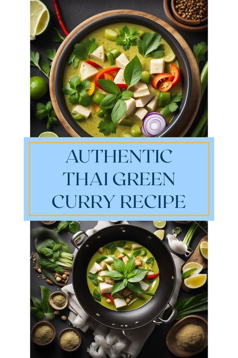 Whip up an irresistible authentic Thai green curry that tantalizes your taste buds! This simple recipe bursts with fresh vegetables, Thai basil, and coconut milk. Perfectly balancing spices with sweetness, this dish is a delightful entree for any occasion. Dive into vibrant flavors and learn how to blend lemongrass and galangal with green curry paste for a satisfying meal. Get inspired with this Thai classic that's sure to impress friends and family alike. Cooking has never been this delicious! Authentic Thai Green Curry, Thai Green Curry Recipe, Green Curry Recipes, Thai Green Curry Paste, Brunch Appetizers, Thai Green Curry, Popular Dishes, Green Curry Paste, Chicken Slices