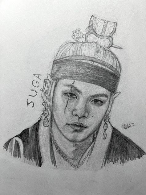 Min yoongi face sketch (Daechwita) Agust D Drawing, D Drawing, Face Sketch, Agust D, Min Yoongi, Male Sketch, Sketch, Drawings, Art