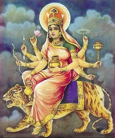 mata Kushmanda | 4th Day of navratri 1st Day Of Navratri, Kushmanda Mata, 4th Day Of Navratri, Mata Kushmanda, Mata Shailputri, Navratri Pics, Skanda Mata, Maa Shailputri, Navratri Devi Images