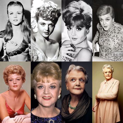 Angela Lansbury through the years Happy 96th Birthday, Celebrity Doppelganger, Jessica Fletcher, Cabot Cove, Celebrities Then And Now, Angela Lansbury, 16 October, Hooray For Hollywood, People Of Interest