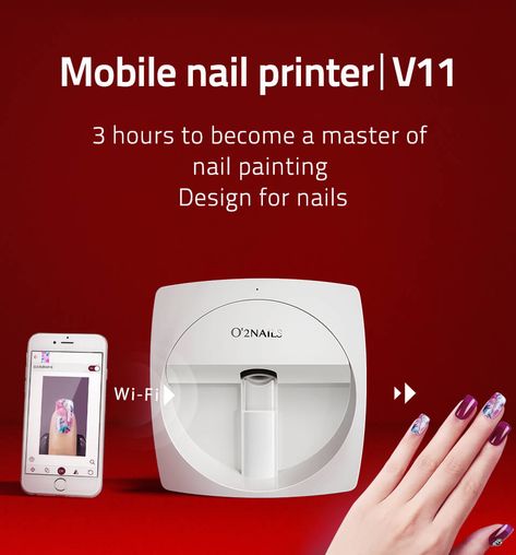 O2Nails Mobile Nail Printer, Digital Nail Printer, Nail Art Printer, Nail Printer Machine Nail Printer Machine, Nail Art Printer, Nail Printer, Mobile Nails, Nail Stuff, Nail Fashion, Star Nails, Printing Machine, Business Partner