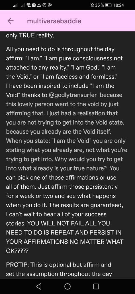 The Void Manifestation, Void Manifestation, How To Enter The Void State, Void Affirmations, Witch Goals, Manifestation Hacks, Void State, Manifestation Universe, Manifesting Affirmations