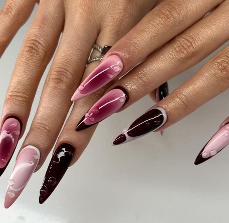 Fall Gel X Nails, Acrylic Nails Fall, Fall Press On Nails, Nails Aura, Maquillage On Fleek, Mauve Nails, Aura Nails, Beauty Hacks Nails, Cleansing Wipes