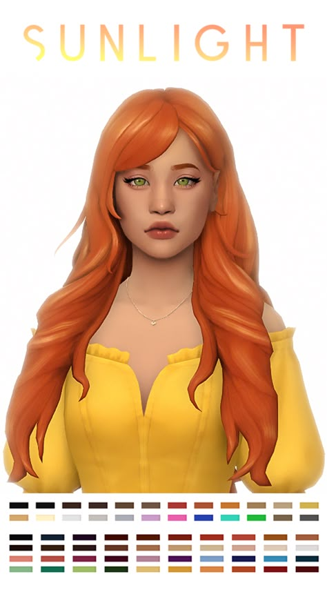 Pretty pretty pretty | Simandy en Patreon Sims 4 Cc Simandy, Ts4 Skin Tones, Sims 4 Simandy Hair, Simandy Cc, Sims 4 Simandy, Simandy Hair Sims 4, Sims 4 Pretty Sims, Sims 4 Bangs Cc, Ts4 Maxis Match Hair