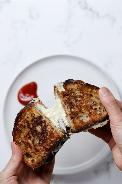 There are few foods we look back on throughout our lifetimes that can offer the same warmth and solace of a good grilled cheese sandwich. And this flavourful twist will easily elevate your everyday to gourmet. Check it out Truffle Grilled Cheese, Good Grilled Cheese, Spicy Ketchup, Truffle Recipe, Black Truffle, Cheese Sandwich, Grilled Cheese Sandwich, Grilled Cheese, Savoury Food