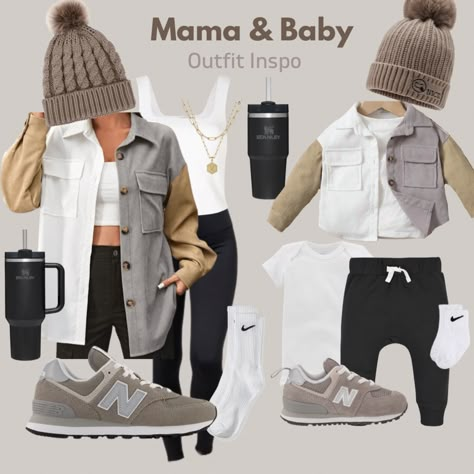 Mommy And Son Fall Outfits, Mommy And Me Boy Outfits, Mom And Boy Matching Outfits, Mom And Baby Boy Matching Outfits, Mother And Son Outfits, Mama Baby Outfit, Toddler Boy Winter Outfits, Mommy And Son Outfits, Matching Mommy Son Outfits