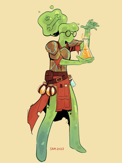 (4) #plasmoid on Tumblr Goo Character Design, Plasmoid Artificer, Slime Humanoid, Human Dnd Character, Plasmoid Dnd Art, Cute Dnd Character, Slime Character Art, Dungeons And Dragons Characters, Dnd Art