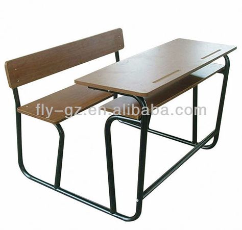 Desk School Bench, Cheap Desk Chairs, Office Table And Chairs, Double Desk, Modular Office Furniture, Welded Furniture, Classroom Tables, Student Desk, Library Furniture