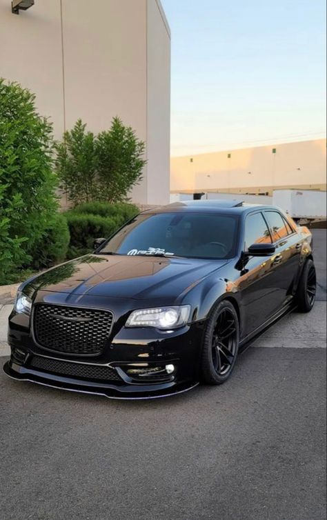 Blacked Out Chrysler 300, Chrysler 300 Srt8 Hellcat, Crysler300 Hellcat, Chrysler 300 Wallpaper, 300s Chrysler, Chrysler 300 Hellcat, Chrysler Hellcat, Chrysler 300 Srt, Chrysler C300