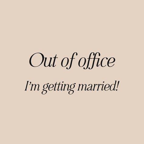 My OOO is on but if you enquire with me via my website, you won’t receive my auto reply, so this is a reminder I am away until 24th June. I’ll be a Mrs when I’m back 😎 #wedding I Am Married, Marry Me, My Website, Getting Married, Quick Saves