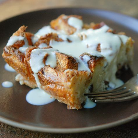 Bread Pudding with Irish Whiskey // More Delicious Bread Puddings: http://www.foodandwine.com/slideshows/bread-pudding-desserts #foodandwine Challah Bread Pudding, Bread Pudding Dessert, Banana Bread Pudding, Chocolate Bread Pudding, Whiskey Recipes, Whoopie Pie, Challah Bread, Bread Pudding Recipe, Chocolate Bread