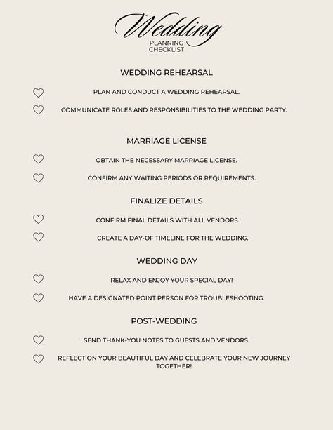 Simple wedding planner Template, Check list, Wedding Planning Checklist Detailed, Wedding Officiant Script, Wedding Planner Checklist, Wedding Planner Business, Social Media Content Planner, Wedding Backyard Reception, Planner Writing, Monthly Planner Template, Wedding Planner Printables