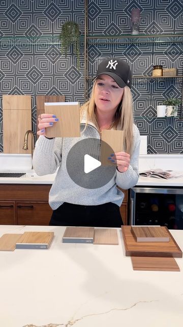 The Material Bar on Instagram: "Part 2 of laminate cabinets vs. wood cabinets! 1. True grain patters with laminate 2. Right color tones 3. Laminate can hold up better than wood 4. It’s more affordable 5. The stain lifts differently each time on real wood! #kitchen #kitchendesign #kitchenrenovation #kitchenremodel #kitchencabinets #woodcabinetry #cabinets #kitchencabinets" Wood Laminate Kitchen Cabinets, Wood Laminate Kitchen, Laminate Kitchen Cabinets, Brown Laminate, Light Kitchen Cabinets, Laminate Cabinets, Wood Kitchen Cabinets, Kitchen Reno, Color Tones