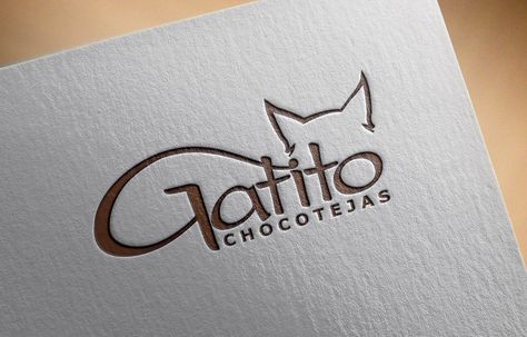 Logo Gatito para una empresa que vende chocotejas Cattery Logo, Cat Logo Design, Examples Of Logos, Desi Wedding Decor, Tiger Logo, Unusual Words, Marketing Logo, Webpage Design, Desi Wedding