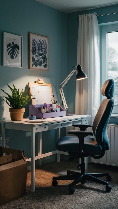 🌸 Is your home office a reflection of your creativity? ✨ I recently transformed my workspace into a serene sanctuary featuring the beautiful Lavender Fields Desk Organizer, and let me tell you—it has made all the difference! 🌿 Sitting neatly on my white LINNMON desk, this organizer not only keeps my essentials within arm's reach but also adds a delightful pop of color that brightens my day. Incorporating a MÅLA easel inspires my artistic side, while the ergonomic LÅNGFJÄLL swivel chair ens... Linnmon Desk, My Essentials, Work Lamp, Office Inspo, My Workspace, Calming Atmosphere, Task Lighting, Desk Organizer, Lavender Fields