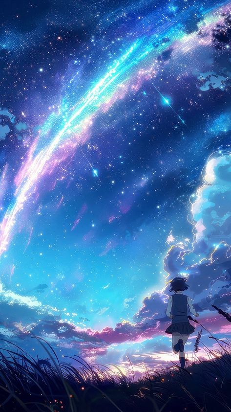 【YOUR NAME】 ⁀➷ Wallpaper ✪ 8k Anime, Your Name Wallpaper, Mobile Background, Your Name Anime, Anime Galaxy, Photo Pin, Studio Ghibli Art, Anime Backgrounds Wallpapers, Name Wallpaper