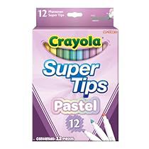 Crayola Supertips, Felt Tip Pens, Pastel Pen, Crayola Crayons, Washable Markers, Stabilo Boss, Ink Wash, Felt Tip, Marker Drawing