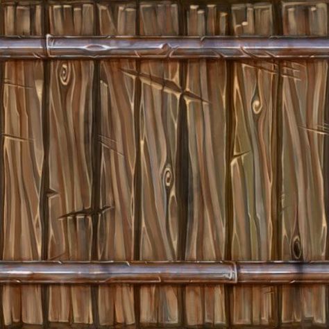 fence Hand Painted Wood Texture, Barrel Texture, Painted Wood Texture, Terrain Texture, Paint Games, Game Textures, Painting Metal, Hand Painted Textures, Tile Texture