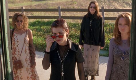 11 '90s Witch Movies That Are Worth Revisiting Fairuza Balk, The Craft 1996, The Craft Movie, Books And Tea, Teen Witch, Anjelica Huston, Alanis Morissette, Sigourney Weaver, Teen Movies