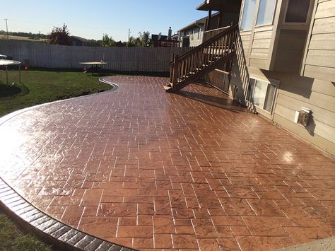 Patios and Porches | E and J Concrete | Flickr - Photo Sharing! Stamped Concrete Patio Designs, Concrete Backyard, Patio Images, Concrete Patio Designs, Brick Patio, Dream Patio, Stamped Concrete Patio, Patio Style, Concrete Driveways