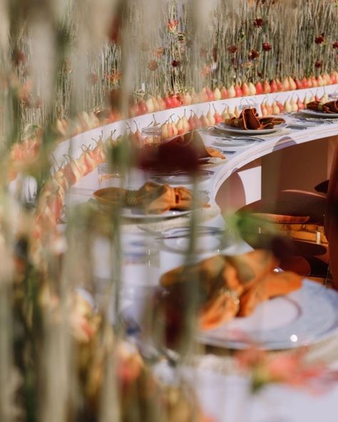 30 Fall-Inspired Event Design Ideas for Your Wedding Event Design Ideas, Fall Produce, Aisle Markers, Orange Table, Root Veggies, Mushroom Decor, Reception Table, Rustic Feel, Calla Lily