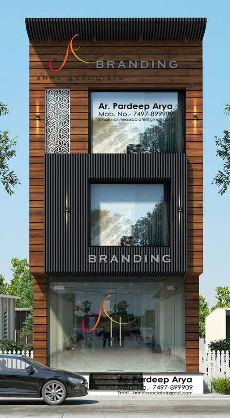 Ar Pardeep Arya A n n e A s s o c i a t e Architect // Interior Designer Email :- anneassociate@gmail.com Contect :- 74978-99909,9034382740 Lahoria Chowk, Hisar Salon Front Elevation Design, Showroom Elevation Design Architecture, Modern Shop Front Design, Elevation Design For Showroom, Front Elevation Commercial Building, Shop With House Elevation, Front Elevation Designs Commercial, Acp Designs For Shop, Modern Shop Exterior