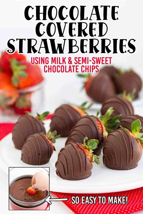 Chocolate Covered Strawberries Using Chocolate Chips, Strawberries Dipped In Chocolate Ideas, Frozen Chocolate Covered Strawberries, Easy Chocolate Covered Strawberries, Chocolate Covered Strawberries Recipe, Dipped Strawberries Recipe, Strawberries Dipped In Chocolate, Gourmet Chocolate Covered Strawberries, Chocolate Chip Dip