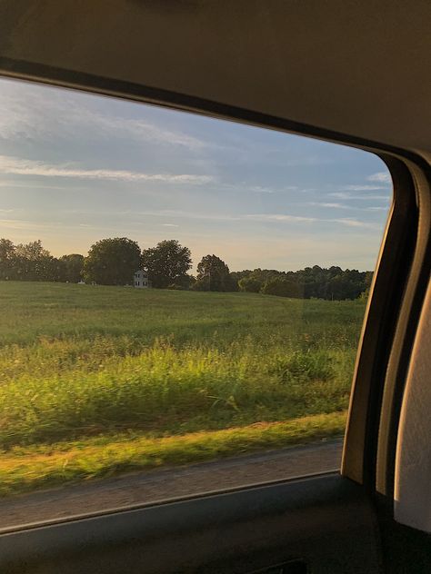 Aesthetic car window field sunrise Legs Out Car Window Aesthetic, View From Car Window, Car Window Aesthetic, Zepeto Background Aesthetic Living Room, Kimya Dawson, Ontario Summer, Pretty Sunrise, White Mercedes, Car View