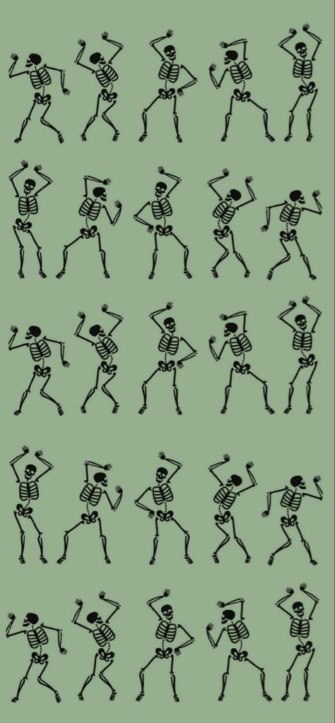 Simple Halloween Lockscreen, Green Halloween Aesthetic Wallpaper, Blue Halloween Wallpaper, Dancing Skeleton Wallpaper, Blue Fall Wallpaper, Spooky Wallpapers, Halloween Iphone Wallpaper, Halloween Color Palette, Skeleton Wallpaper