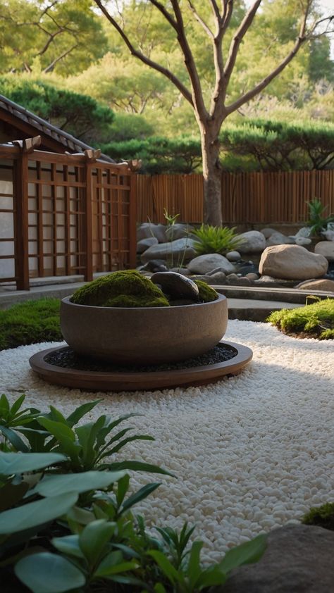 Transform your outdoor space into a serene Japanese zen garden oasis with these modern and minimalist design ideas Create a peaceful meditation space with small and stylish DIY backyards Discover indoor and outdoor Japanese design inspiration for small spaces Japanese Garden Plants Small Trees, Zen Gardens Backyard, Indoor Zen Garden Ideas, Zen Patio Ideas, Unique Garden Ideas, Diy Japanese Garden, Garden Ideas For Small Spaces, Japanese Courtyard Garden, Modern Zen Garden