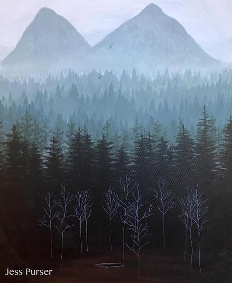 SO happy! Gotta paint a big one again soon. #twinpeaks #twinpeaksart #twinpeaksfan #glastonburygrove #forest #art #artist #painting #woods #dark #occult #theowlsarenotwhattheyseem #itishappeningagain #twinpeaks2017 #mountains #washingtonstate #pnw #pacificnorthwest #lanscape #landscapepainting Twin Peaks Wallpaper, Twin Peaks 2017, Twin Peaks Art, Castle On The Hill, Forest Art, Twin Peaks, The Masterpiece, Photo Challenge, Wonderful Places