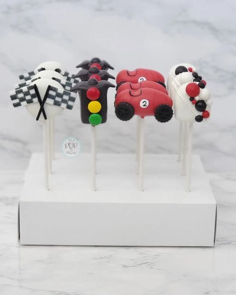 It's not a cakepop, It's a POP Thang ! on Instagram: "Two Fast, but not Furious 🏎 🚦 🏁 #cakepops #twofastcakepops #twofast #bakinglove #fondant #yum #desserts #birthdaytreats  #treatmaker #partyplanner #eventdesign #luxurytreats #confections #lvtreats #lasvegas #chocolatedipped #bdayfavors #elegantsweets #eventdecor #popthang #igcakepops #pastrychef #foodstagram #homebaking #cakeart #bakinglove #patisserie #foodlover #sweettooth #grams #handmade" Two Fast Birthday Cake Pops, Racing Cake Pops, Two Fast Treats, Two Fast Cake Pops, Two Fast Birthday Treats, Fast One Dessert Table, Race Car Cake Pops, Car Cake Pops, Cars Cake Pops