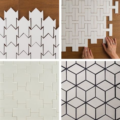 Block Tiles Design, Penny Tiles Bathroom Floor, Laundry Tiles, Penny Tile Bathroom Floor, Penny Tiles Bathroom, Scale Tile, Tile Shapes, Ceramic Flooring, Fish Scale Tile