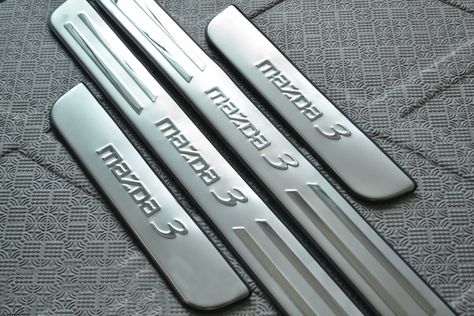 2006-2012 Mazda 3 Stainless Steel Scuff Plate Door Sill Ultrathin Threshold Strip Welcome Pedal Car Styling Accessories 4pcs/set(China… Mazda 3 Accessories, Mazda 3 2012, Mazda 3 2014, Mazda 3 Hatchback, Mazda 323, Pedal Car, Cargo Cover, Wholesale Accessories, Shop Accessories