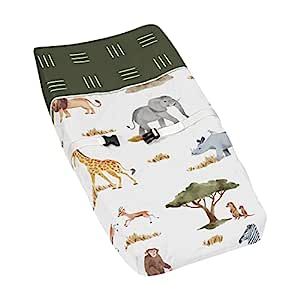 Safari Nursery Bedding, Baby Changing Pad Cover, Nursing Pillow Covers, Cover Boy, Baby Changing Pad, Sweet Jojo Designs, Diaper Changing Pad, Jojo Designs, Nursery Bedding Sets