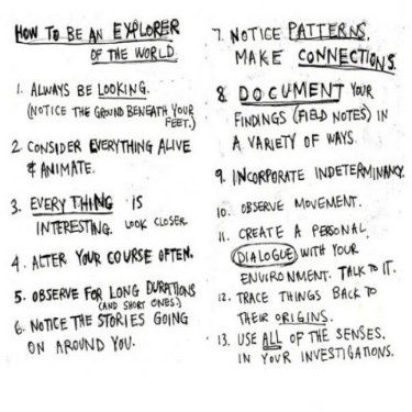 How to be an explorer of the world - Do What You Love The Wander Society, Keri Smith, George Mason University, Commonplace Book, Be Here Now, Safe Harbor, Every Thing, Journal Prompts, Pretty Words