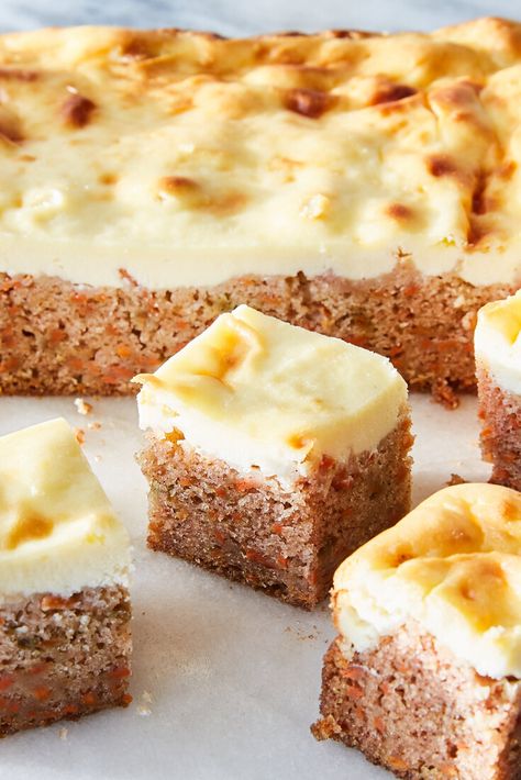 One-Bowl Carrot Cake Recipe - NYT Cooking One Bowl Carrot Cake, Soup Joumou, Tomato Bake, Newest Recipes, Coconut Fish, Basque Cheesecake, Cream Cheese Topping, Texas Sheet, Texas Sheet Cake