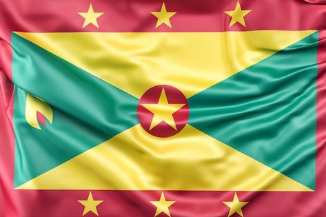 Flag of grenada | Free Photo #Freepik #freephoto #flag-texture #satin-background #satin #silk-background Satin Illustration, Grenada Flag, Flag Photo, Texture Background, National Flag, Beaded Rings, Eu Flag, Free Photo, Free Photos