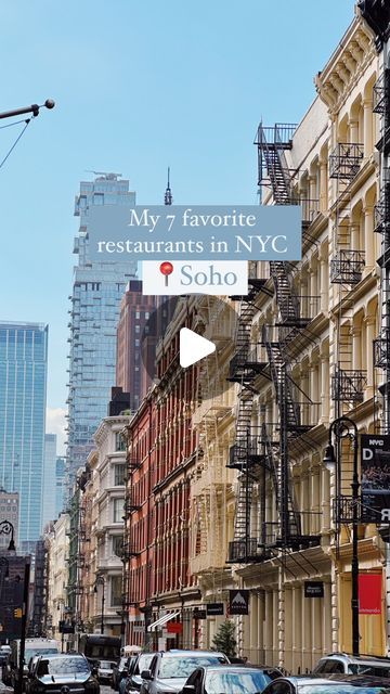 Caleb Thill on Instagram: "Drop some of your favs in the comments too! 🥰😋 #nyc #soho #mytinyatlas #nyceats #nycfoodie #timeoutnewyork" New York In January, New York Ideas, New York Restaurants, Soho New York, Soho Nyc, Nyc Restaurants, January 12, Time Out, Soho